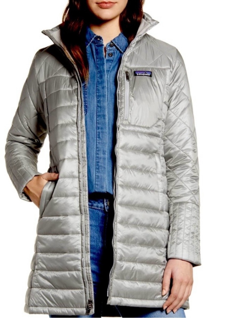 Patagonia Radalie Parka Silver size XS